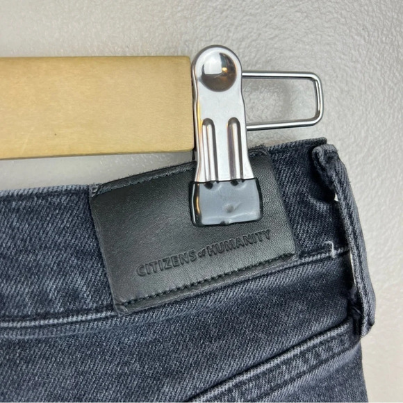 Citizens of Humanity Emannuelle Boot Cut Jeans Size 24 Faded Black Mid Rise - Picture 6 of 11